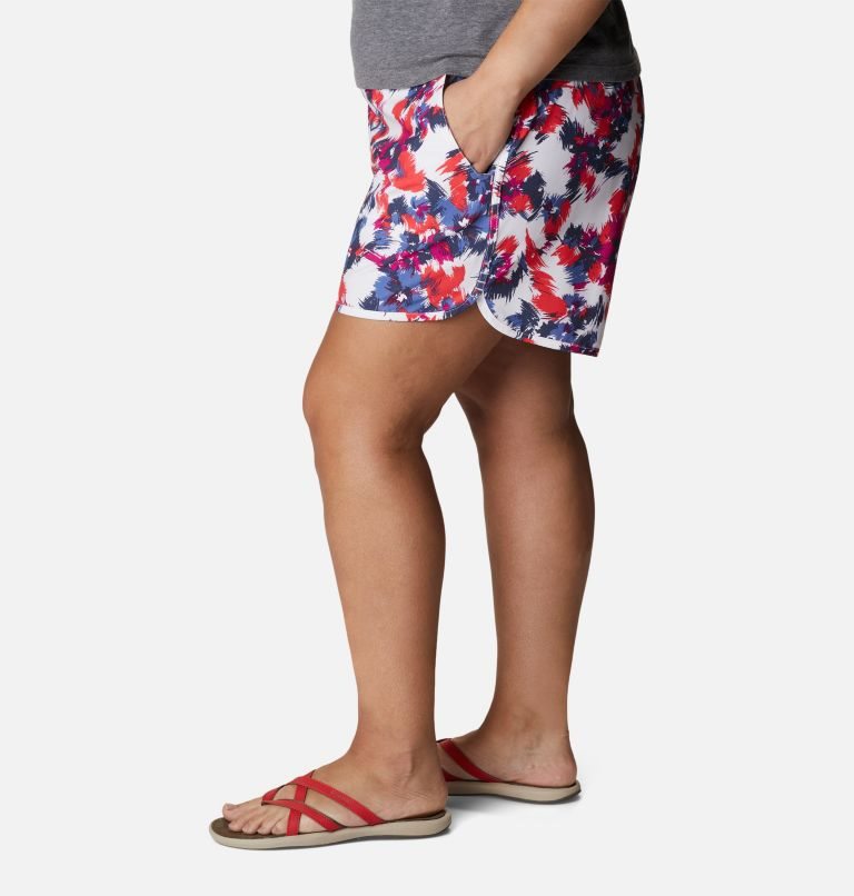 Women's Columbia Pleasant Creek Stretch Shorts Multicolor | Plus Size CA-E1CA5